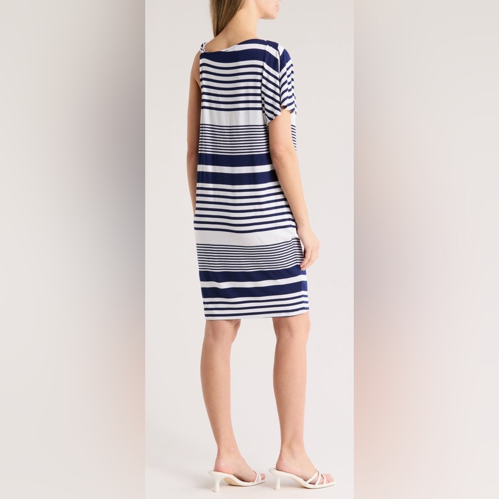 Trina Turk Stripe Shift Dress. Size Medium - Picture 3 of 13